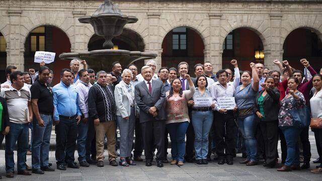 El presidente de la República se reunió con integrantes de la Coordinadora Nacional de Trabajadores de la Educación.