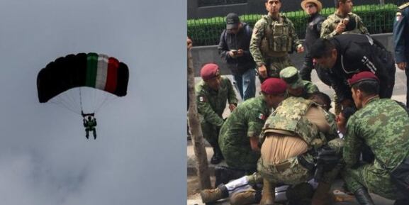 Accidente desfile militar