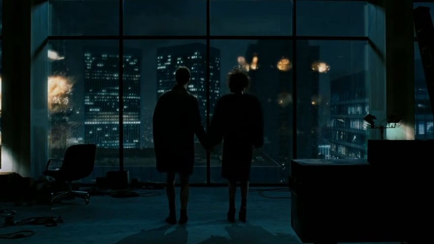 Escena final de ‘El club de la pelea’