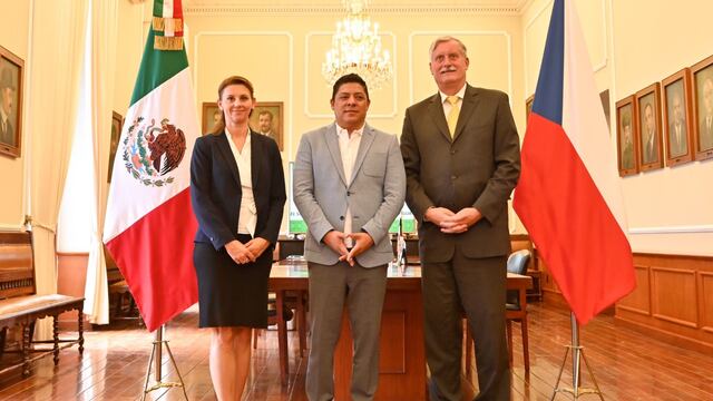 Ricardo Gallardo se reunió con el embajador de República Checa