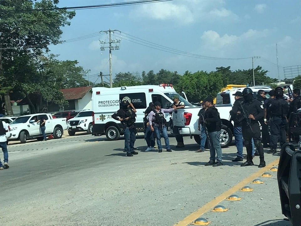 Enfrentamiento en Vía Ocozocoautla