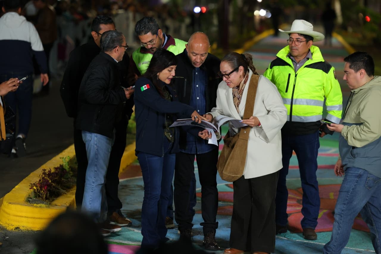 Claudia Sheinbaum inaugura Sendero Seguro en avenida Pichardo Pagaza