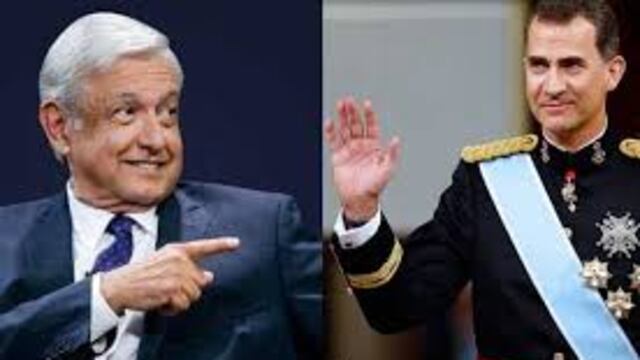 AMLO y el rey de España