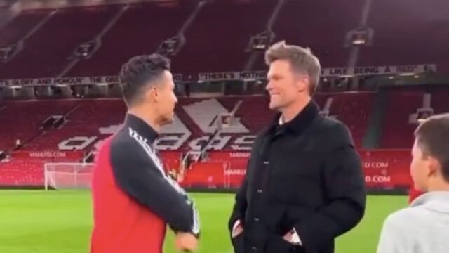 Cristiano Ronaldo con Tom Brady