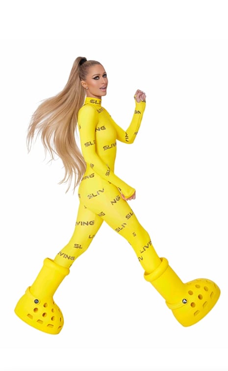 MSCHF x Crocs Yellow Boots