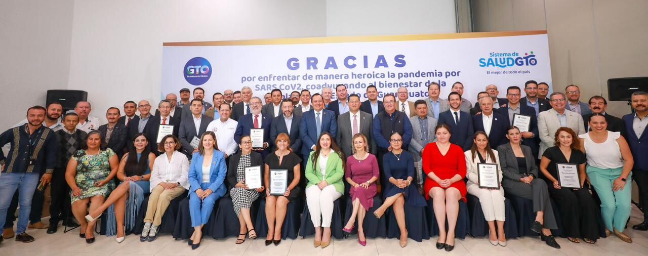 Gobernador de Guanajuato reconoce a quienes salvaron vidas durante la pandemia de Covid-19