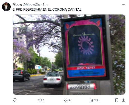 Memes por las pistas del Corona Capital 2024