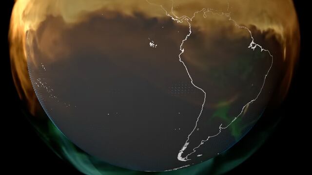 NASA muestra el CO2 de la Tierra