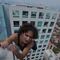 Impacta por cruzar el edificio del Pantalón en la cuerda floja (VIDEO)
