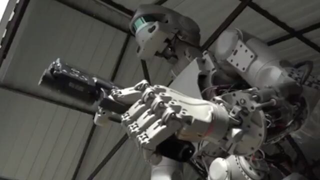 FEDOR, el robot humanoide de la Fundación Rusa para Proyectos de Investigación Avanzada.