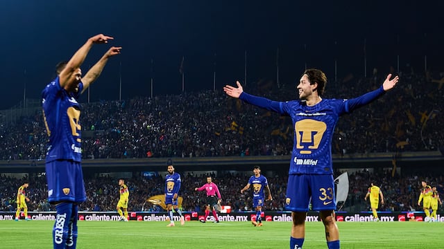 Pumas elimina al América y avanza a semifinales de la Liga MX.