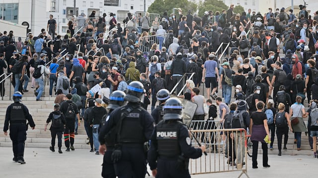 Protestas violentas en Francia