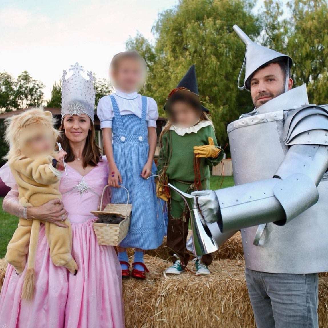 Ben Affleck y Jennifer Garner junto a sus hijos