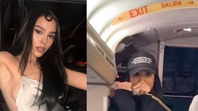 Danna Paola debuta como sobrecargo