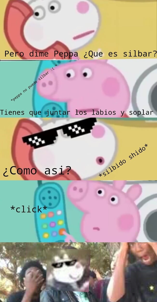 Peppa Pig aprende a silbar