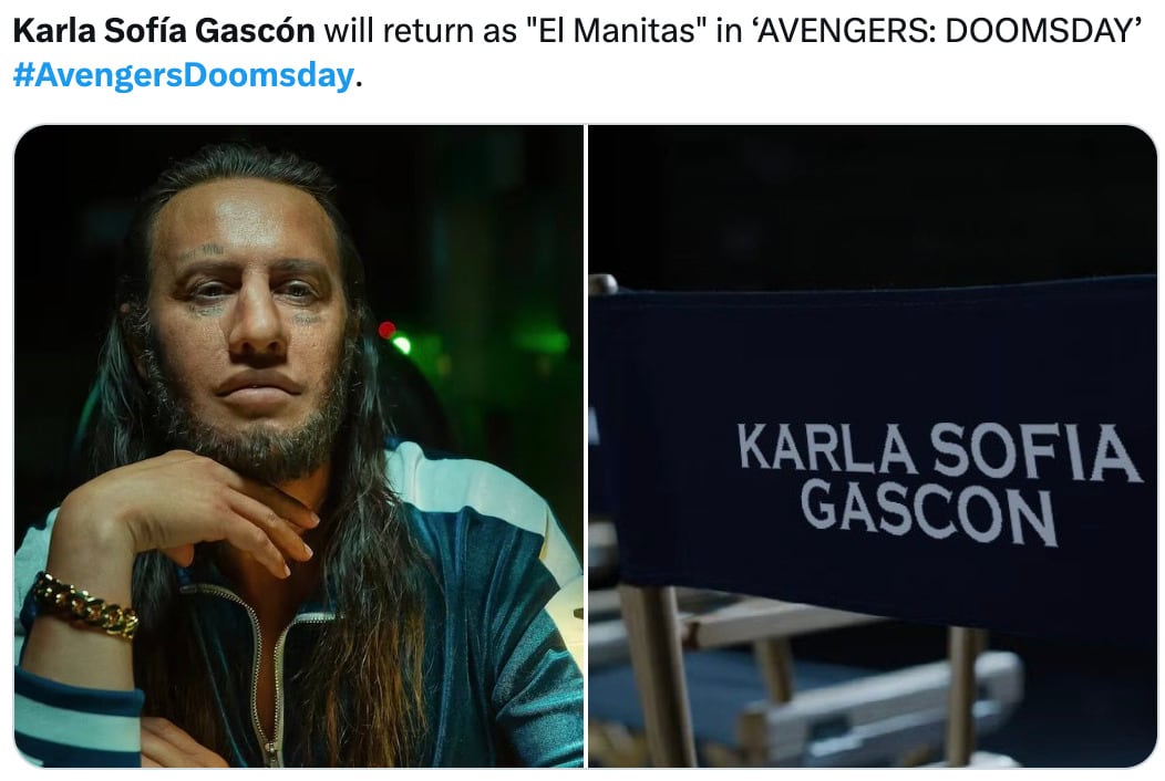 Memes aseguran que Karla Sofía Gascón estará en Avengers: Doomsday