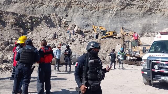 Labores de rescate en mina de Taxco