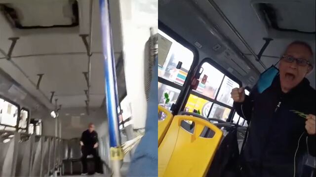 Pasajero se pelea a gritos con chofer en TikTok