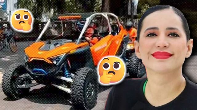 Sandra Cuevas presumió su razer tuneado, pero olvidó el detalle de las placas