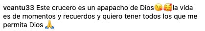 Últimos mensajes de Verónica Cantú en redes sociales.