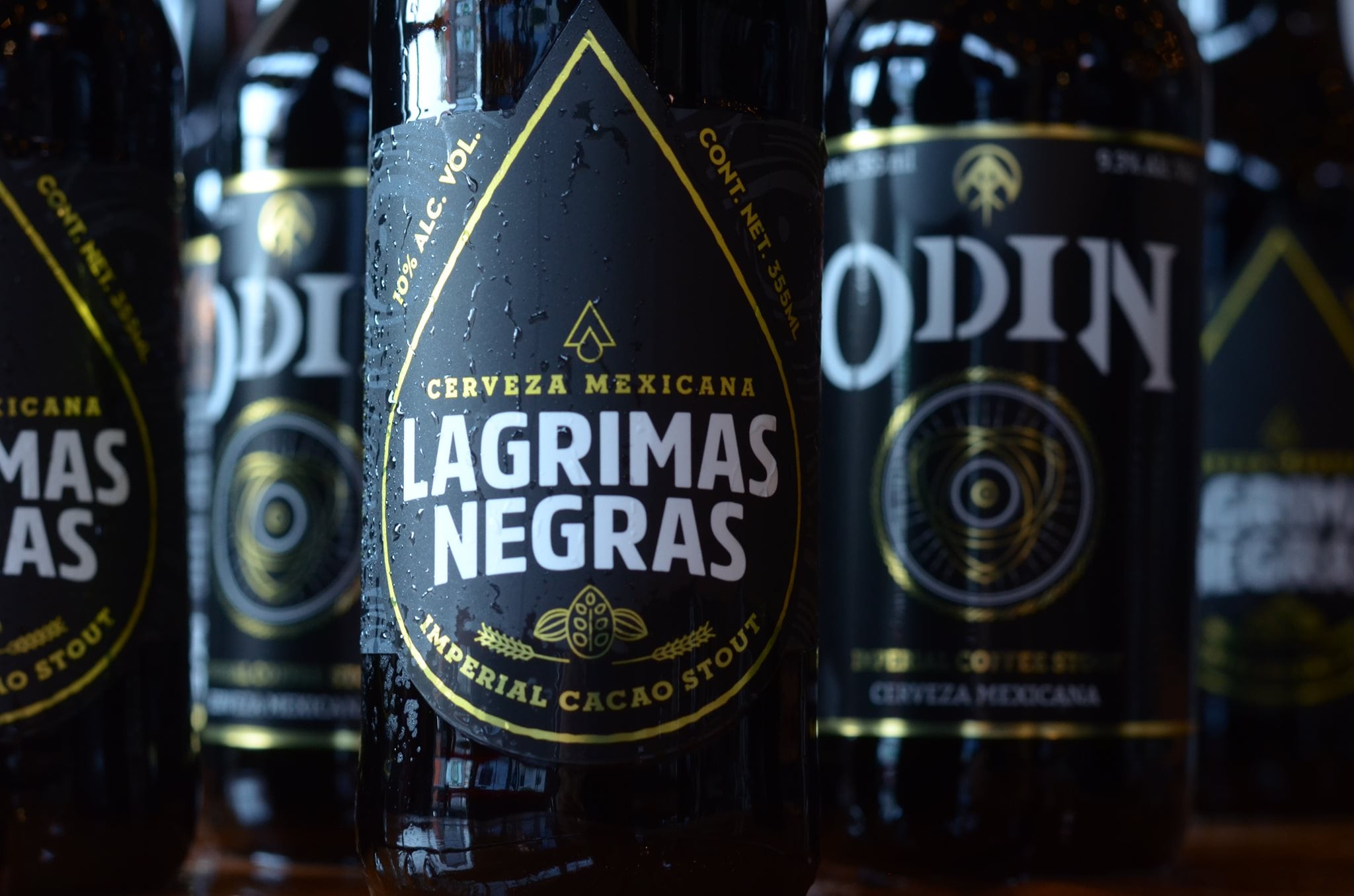 Cerveza 'Lagrimas Negras', hecha en Tijuana.