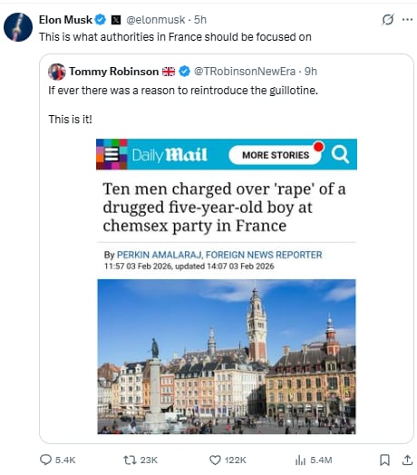 Musk califica de “ataque político” el caso de Francia contra Grok