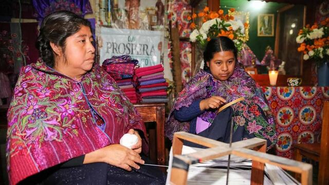 Artesanos de Chiapas.