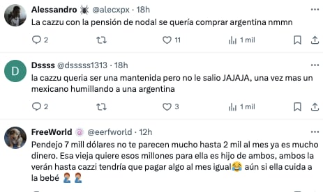 Se lanzan contra Cazzu