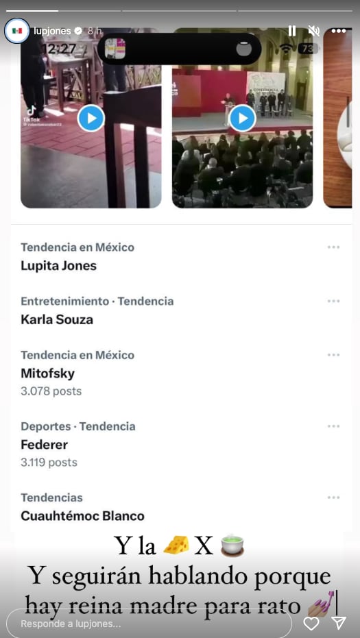 Lupita Jones manda mensaje especial a sus haters “Hay reina madre para rato”