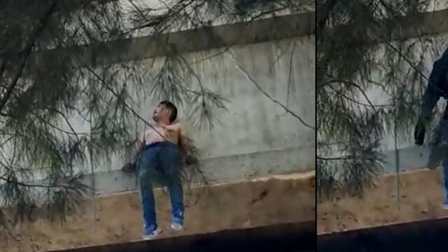 Policía evita que hombre se suicide