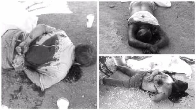 Las víctimas fueron torturadas y cercenadas frente a otros habitantes de la comunidad del Guayabo.