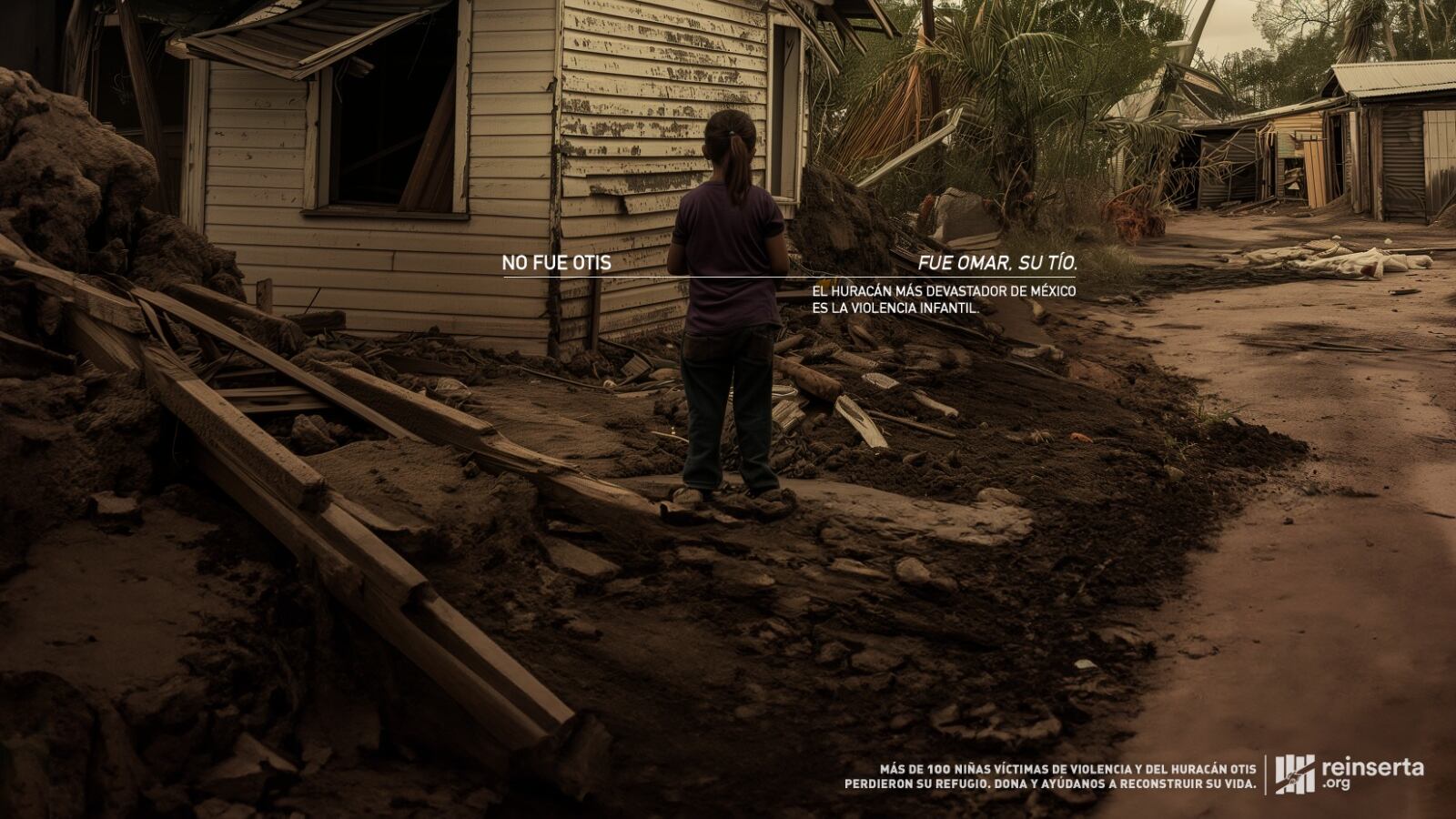 Reinserta y Grey México lanzan campaña por la infancia de Guerrero afectada por Otis