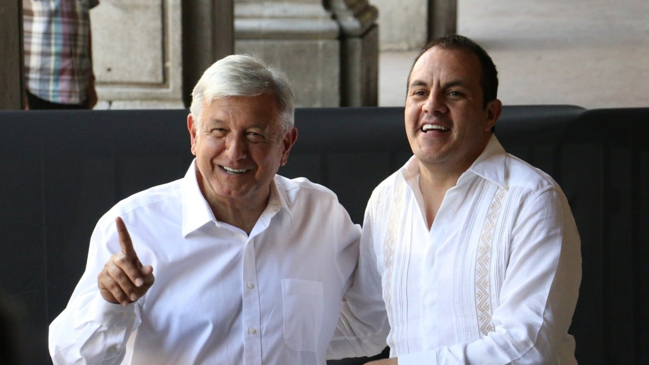 Cuauhtémoc Blanco y AMLO