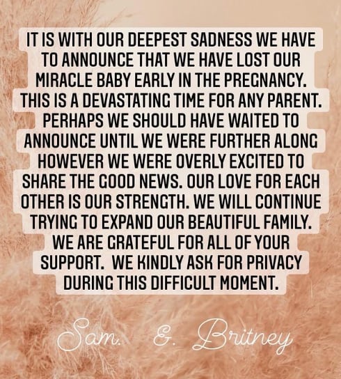 Comunicado de Britney Spears