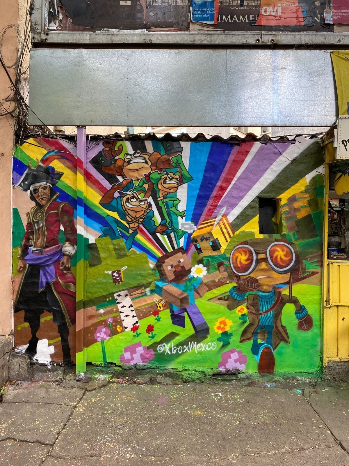 Mural Xbox en la CDMX