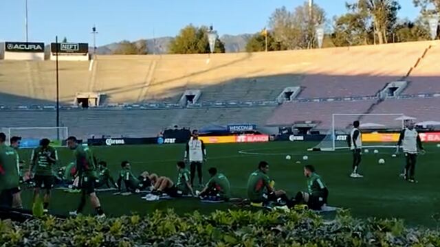 Selección Mexicana entrenamiento