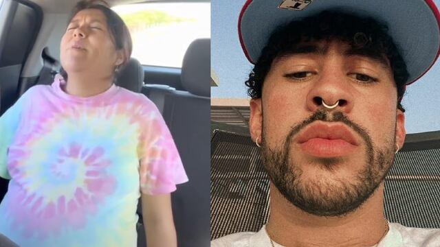 Mujer embarazada se relaja con música de Bad Bunny