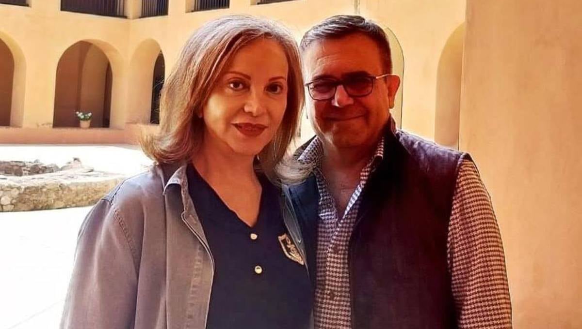 Ildefonso Guajardo y su esposa