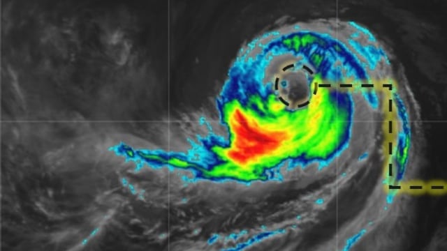 Huracán Rachel.