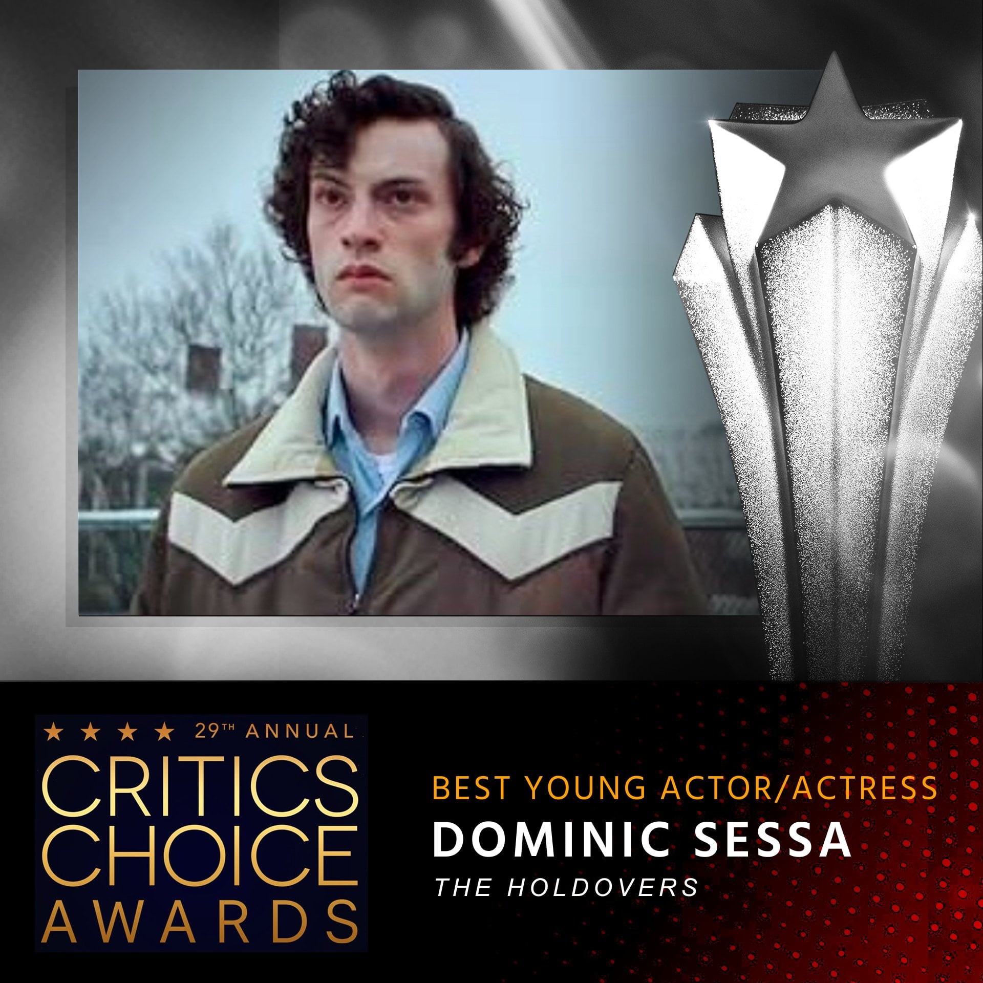 Dominic Sessa, ganador Critics Choice Awards 2024
