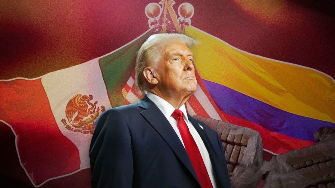 Donald Trump admite problema de narcotráfico con México y Colombia: esto fue lo que dijo