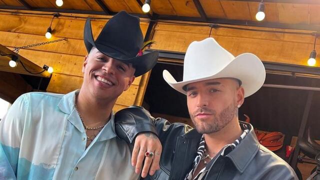 Maluma y vocalista de Grupo Firme