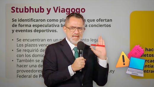 Profeco anuncia multas contra StubHub y Viagogo y pide evitar plataformas de reventa