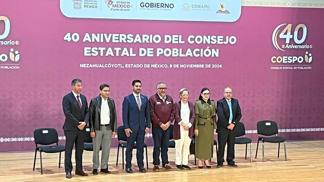 Coespo del Estado de México celebra su 40 aniversario