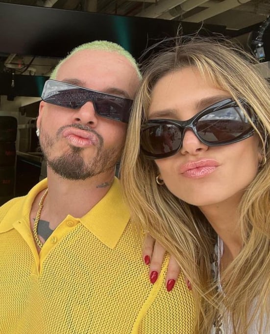 J Balvin y Valentina Ferrer