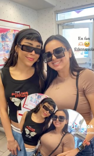 Se encuentra con Danna Paola en restaurante de hamburguesas