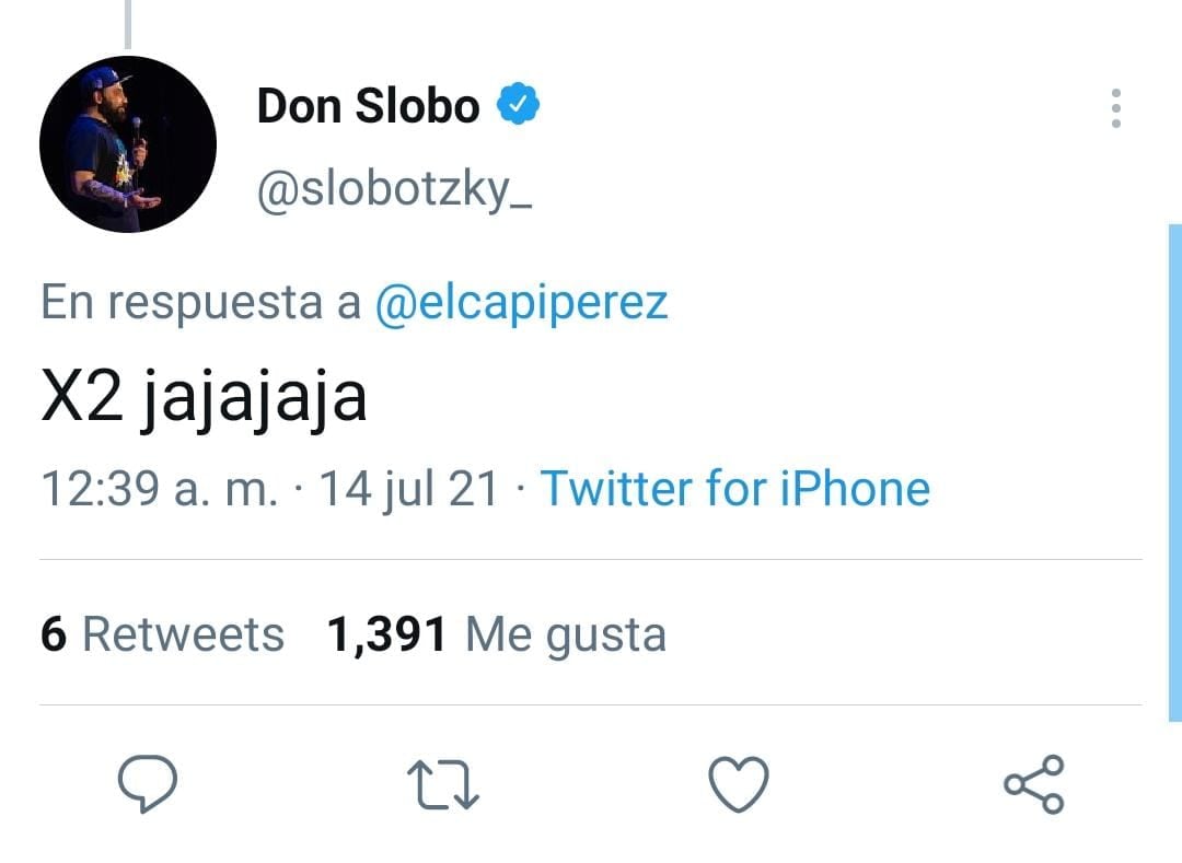 Respuesta de Twitter