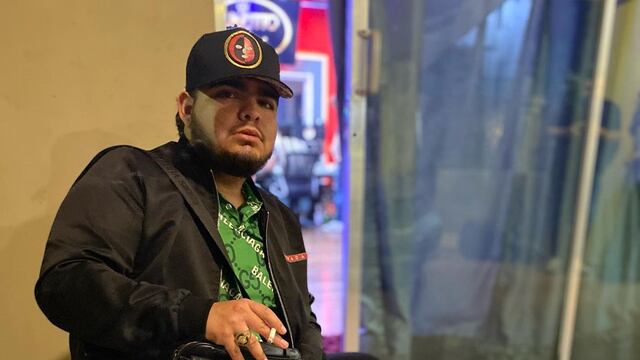 Chuy Montana, cantante de corridos tumbados.