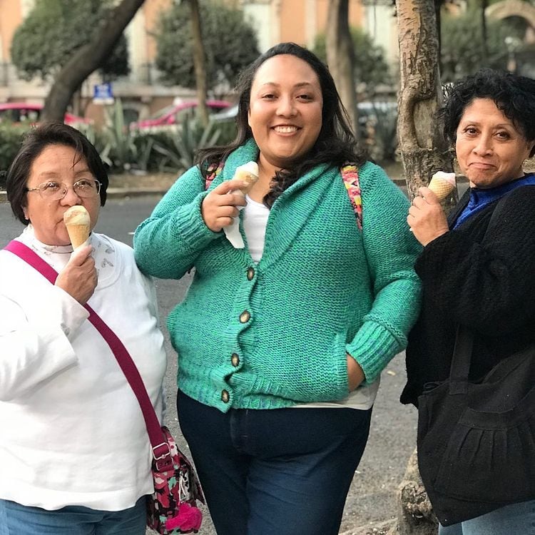 Michelle Rodríguez y sus mamás, Ale y Viri.