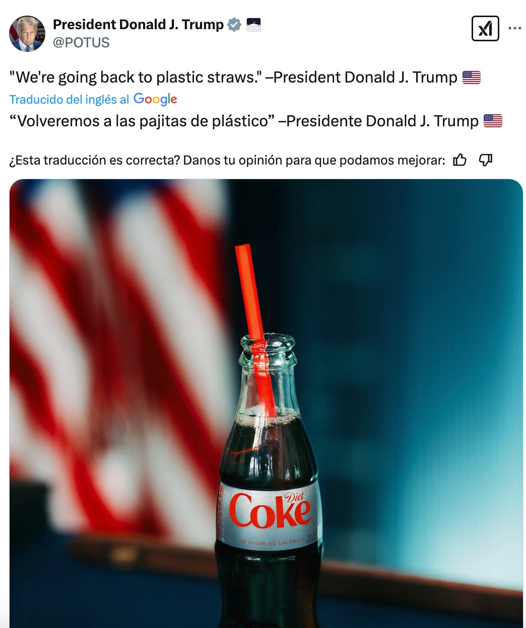 Donald Trump y el regreso de los popotes